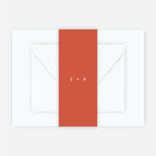 Color Pop Wedding Belly Bands - Red