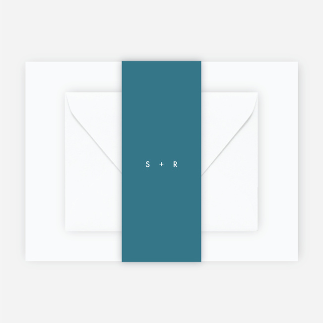 Color Pop Wedding Belly Bands - Blue