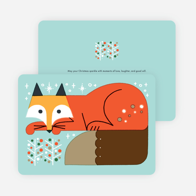 Vintage Fox Holiday Cards - Multi
