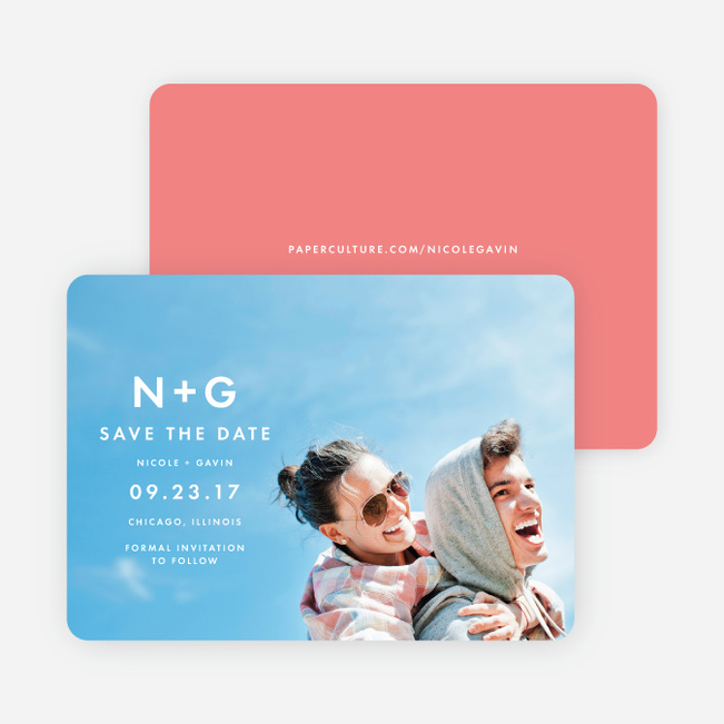 Today’s Modernist Save The Dates - Pink