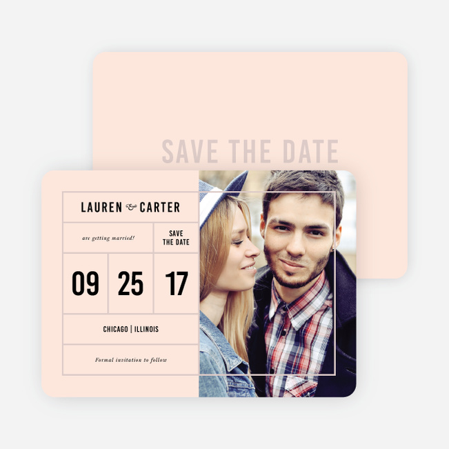 It’s a Date Save the Dates - Pink