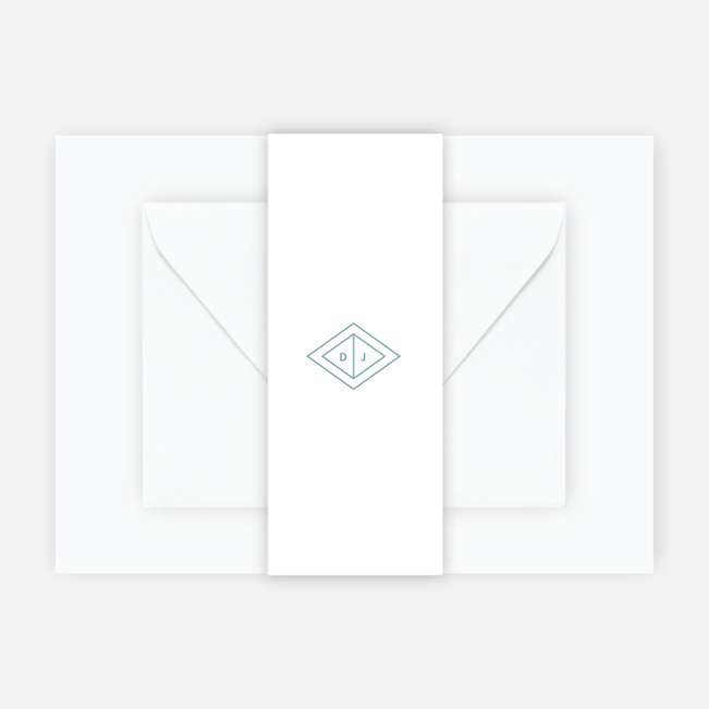 Diamond Chic Wedding Belly Bands - Blue