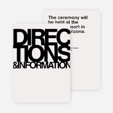 Direction Cards