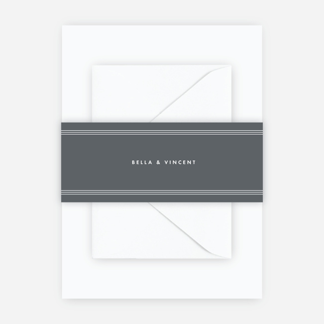 Look to Your Laurels Wedding Belly Bands - Beige