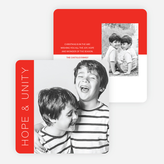 Hope & Unity Holiday Cards - Red