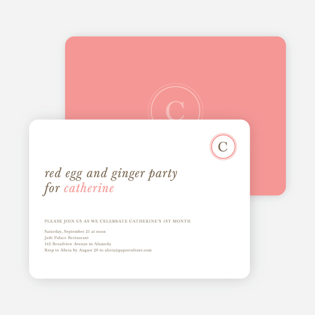 Dragon Woodblock Chop Chinese New Year cards - Pink