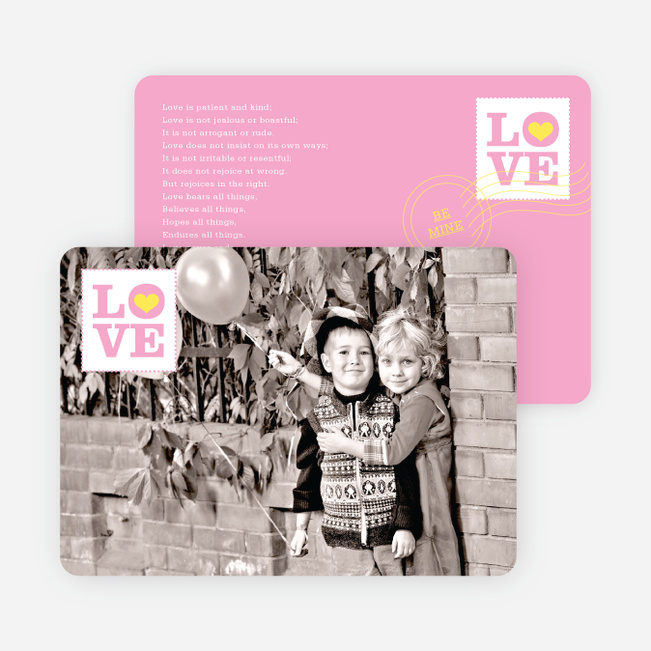 Stamp of Love Valentine’s Day Cards - Cotton Candy