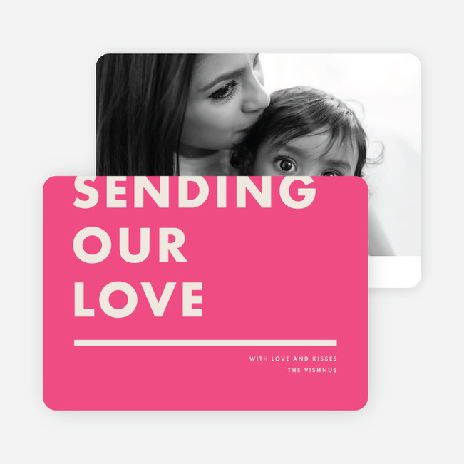 Sending Our Love Valentine’s Day Cards - Pink