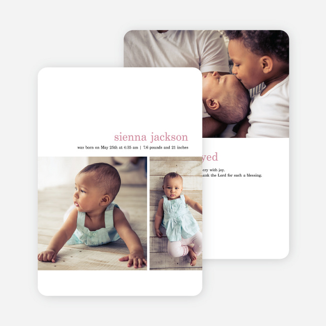 Simple Welcome - Pink