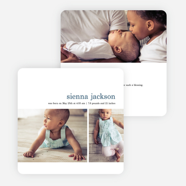 Simple Welcome - Blue