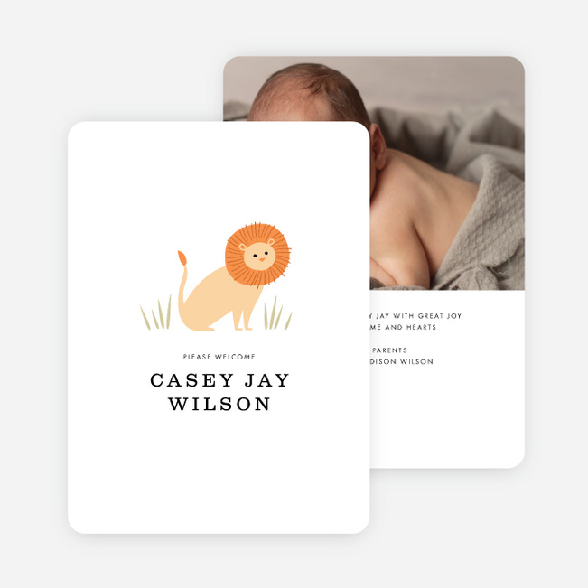 Gentle Lion - Orange