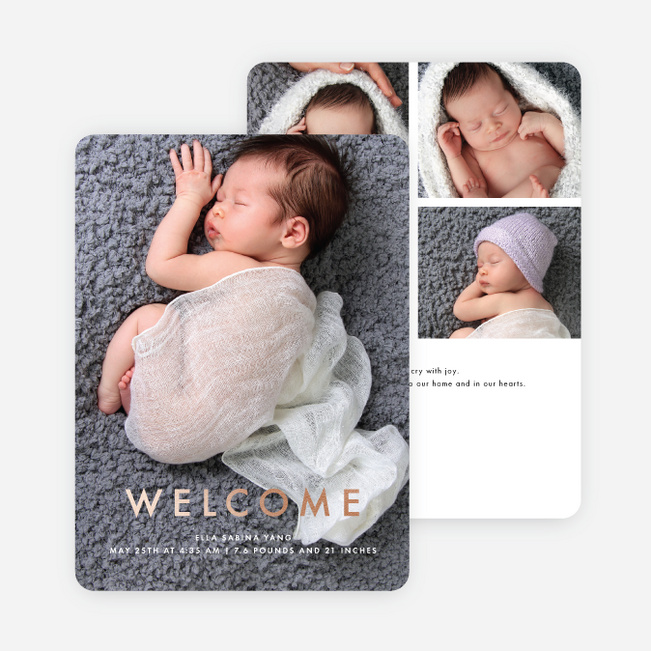 Modern Welcome - Pink