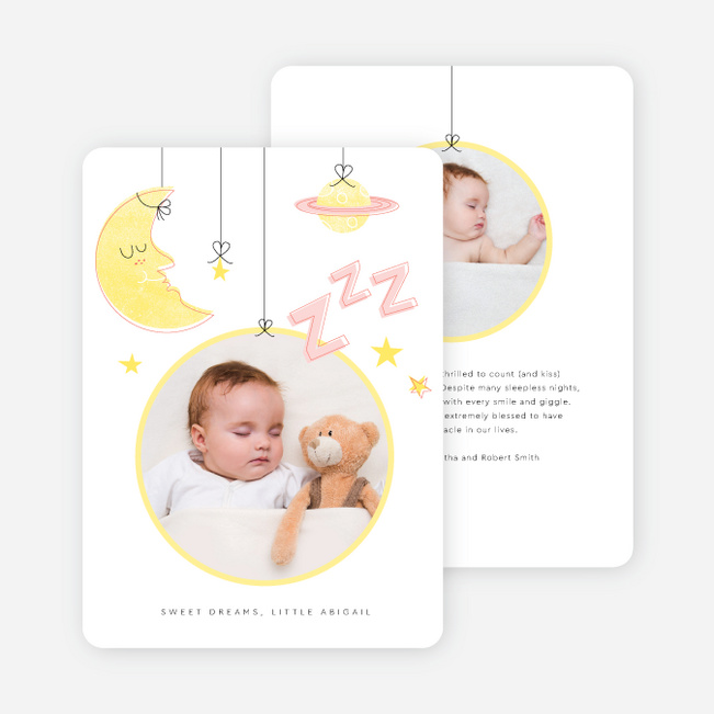 Stars and Moons - Pink