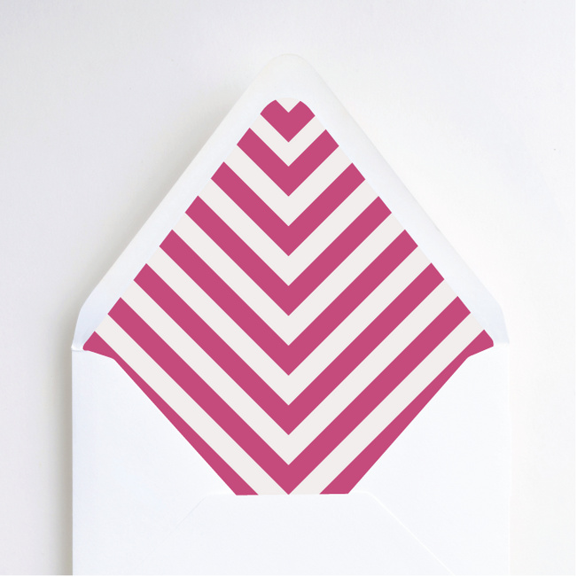 Fortune Favors the Bold Envelope Liners - Pink