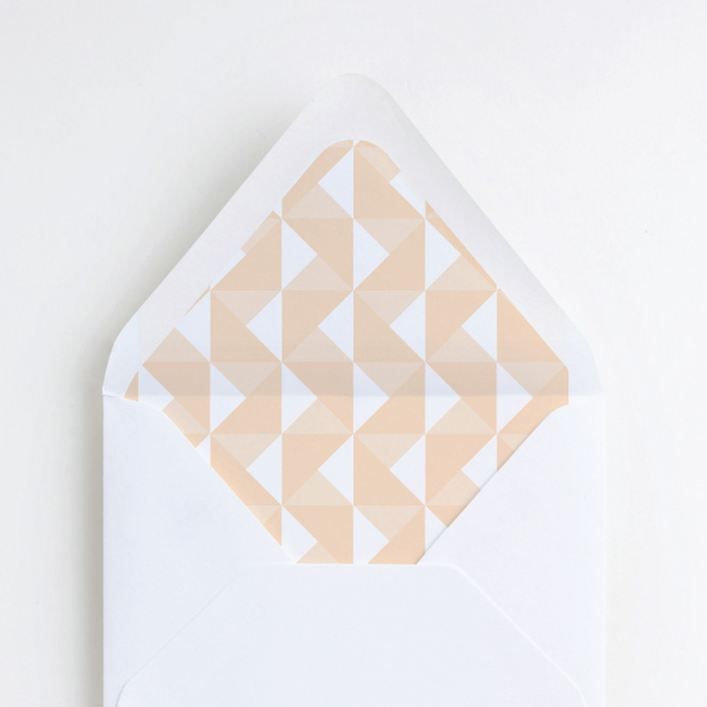 Bold Type Envelope Liners - Yellow