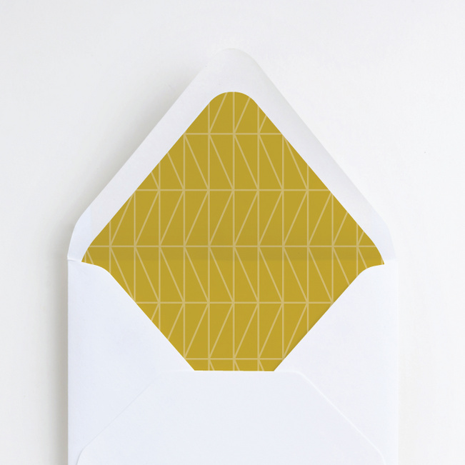 Crossing Paths Envelope Liners - Yellow