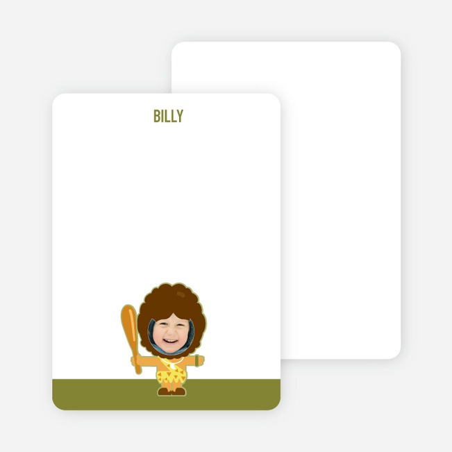 Notecards for the ‘It’s not Fred Flintstone’ cards. - Green