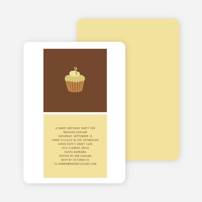 Cupcake Party - Pine Nut