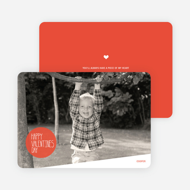 Picture is Worth a Thousand Words Valentine’s Day Card - Basketball