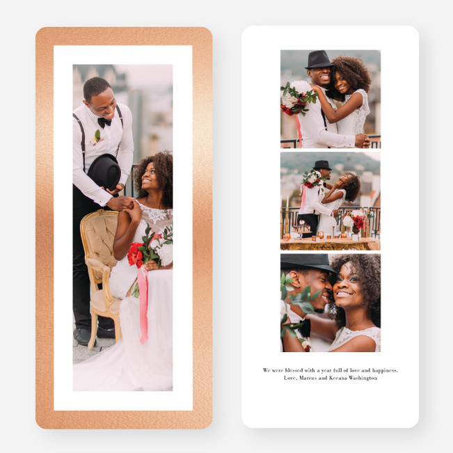 Foil Fabulous Holiday Cards - Pink