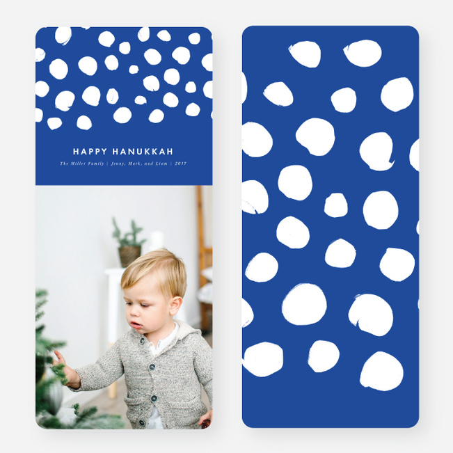 Diamond Duo Holiday Cards - Blue