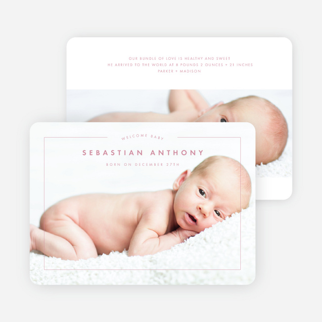 Classic Border - Pink