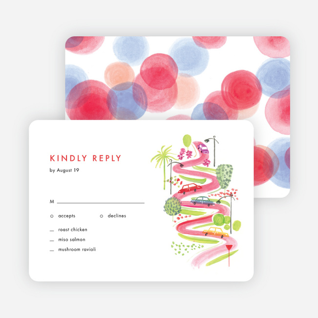 Scenic San Fran Wedding Response Cards - Multi
