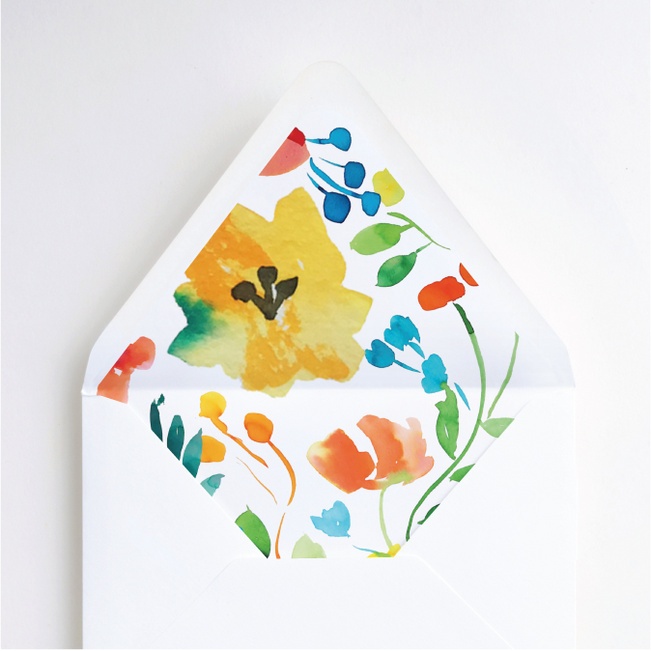 Tropical Celebration Wedding Liners - Multi