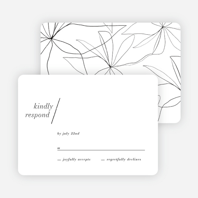 Delicate Details Wedding Invitations - White
