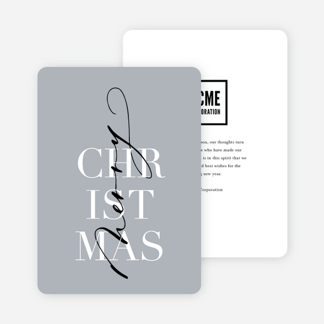 Wrapped Up Christmas Cards - Blue