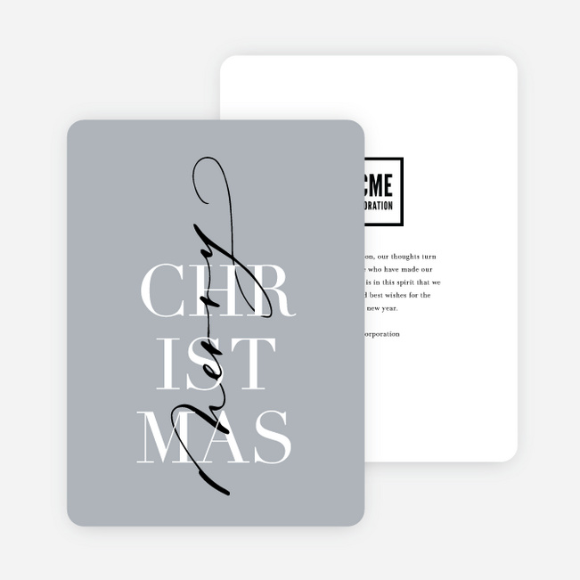 Wrapped Up Christmas Cards - Blue