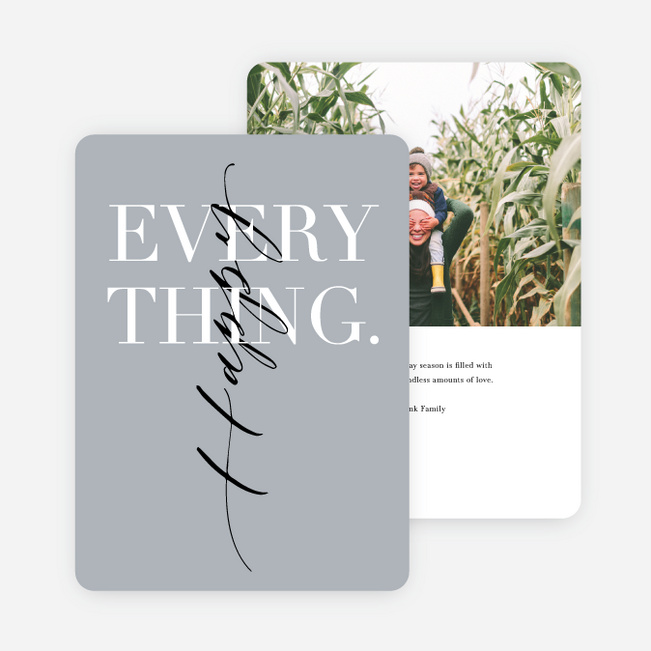 Elegance New Year Cards - Blue