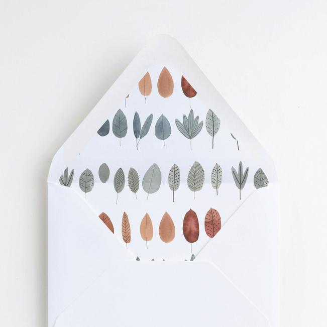 Autumn Details Envelope Liners - Multi