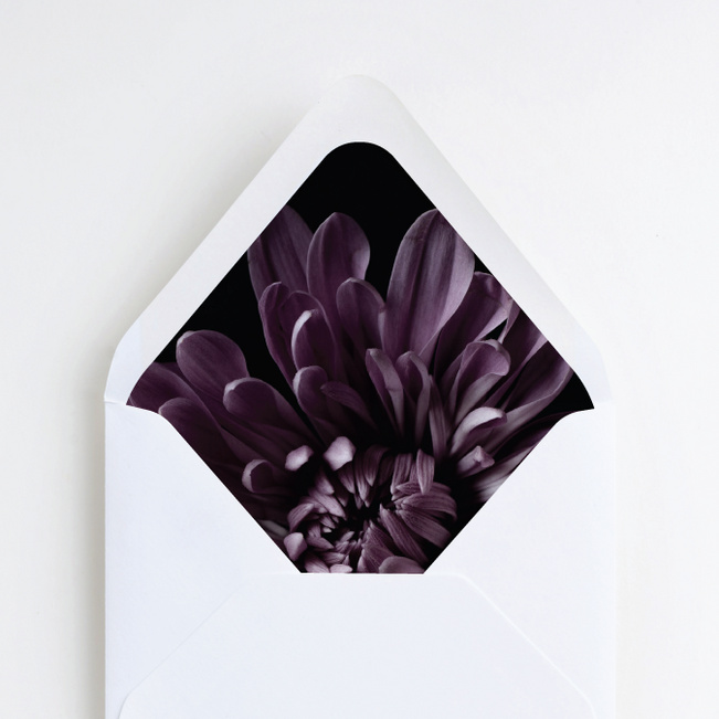 Deep Love Envelope Liners - Purple