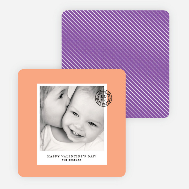 Cards to Put a Stamp on for Valentine’s Day - Orange