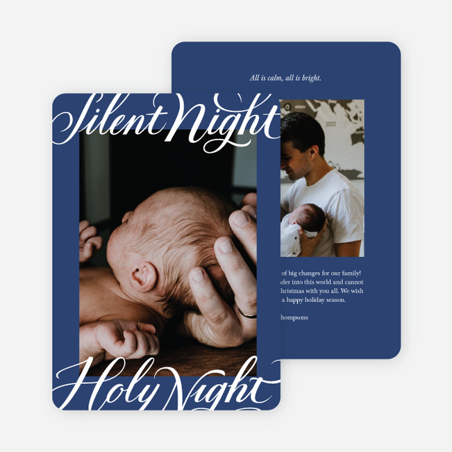 So Tender Christmas Cards - Blue