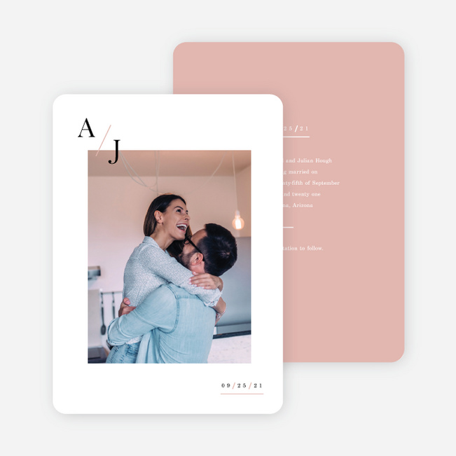 Floral Simplicity Wedding Invitation Suites - Pink