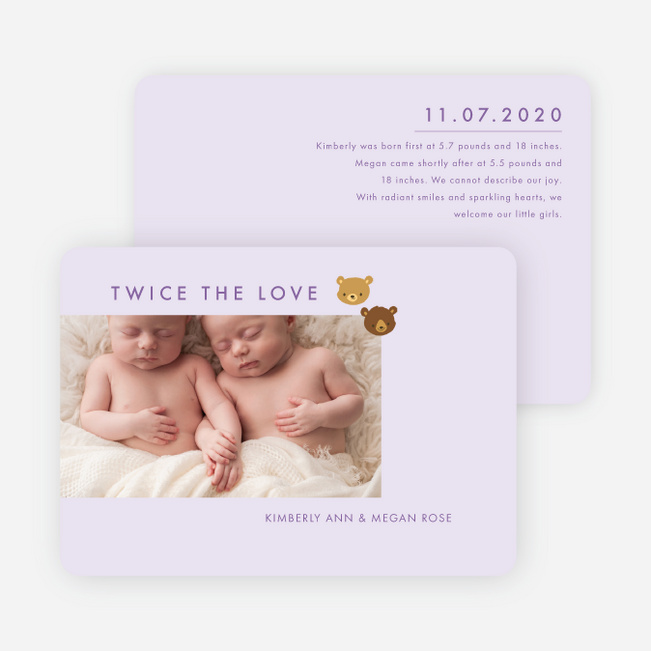 Couple of Cubs Multiples Announcements - Purple