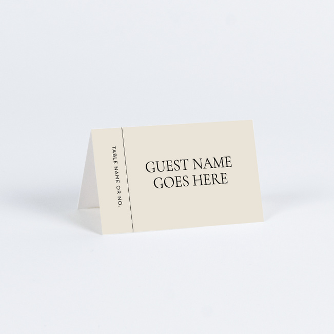 New Journey Wedding Name Cards & Place Cards - Brown