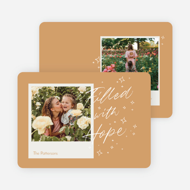 So Much Hope New Year Cards and Invitations - Yellow