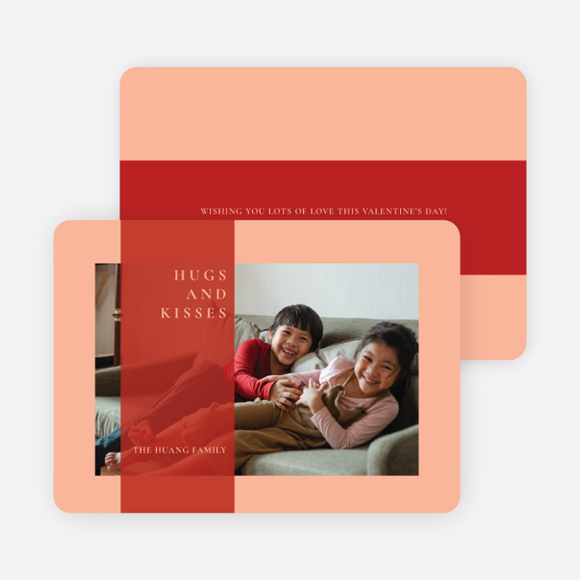 Banner Love Valentine’s Day Cards - Pink