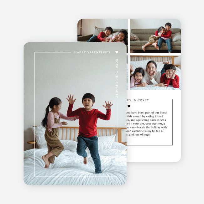 Simple & Sweet Valentine’s Day Cards - White