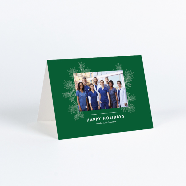 Fruitful Season Corporate Holiday Cards & Corporate Christmas Cards - Green