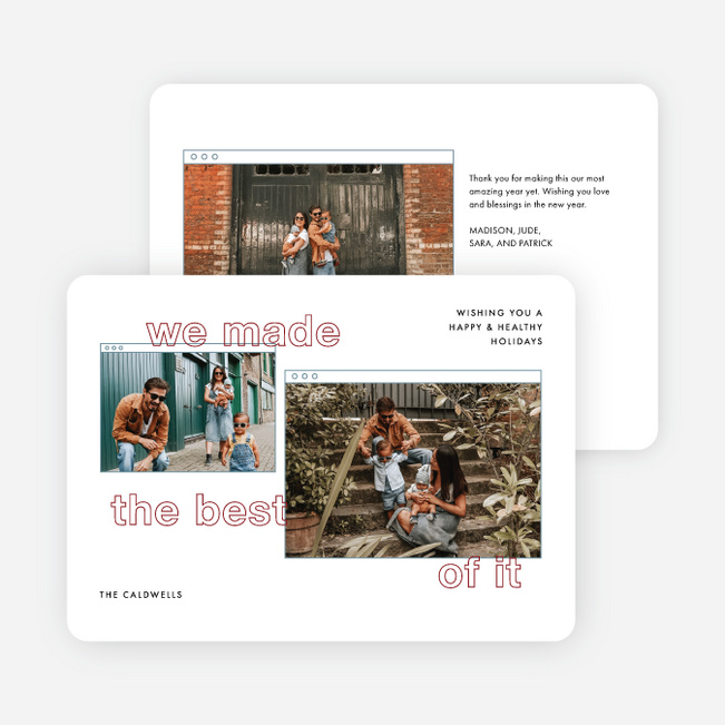 The Best of It Holiday Cards and Invitations - Red