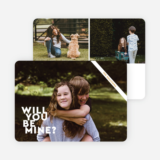 Happy Love Day Valentine’s Day Cards - Yellow