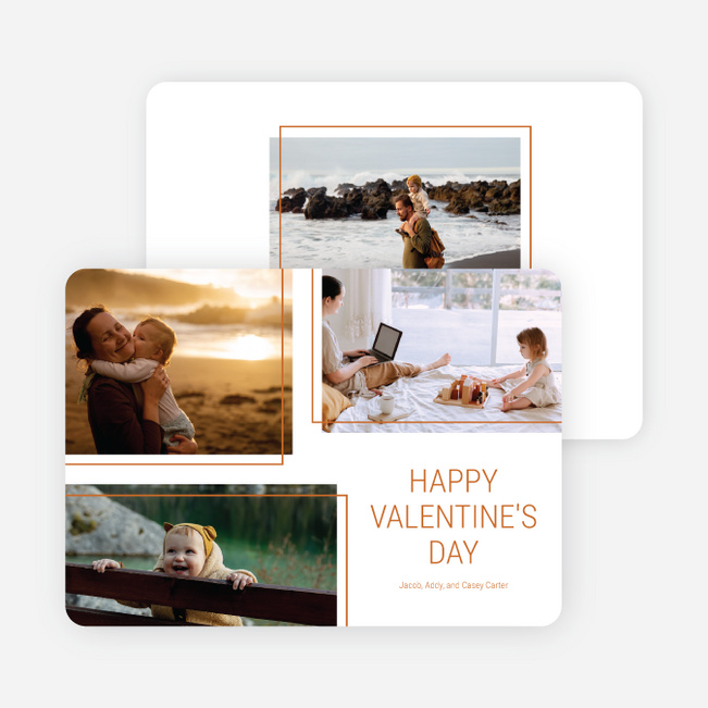 Gallery of Love Valentine’s Day Cards - Orange