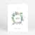 Foil Watercolor Flora Business and Corporate Holiday Cards - Yellow