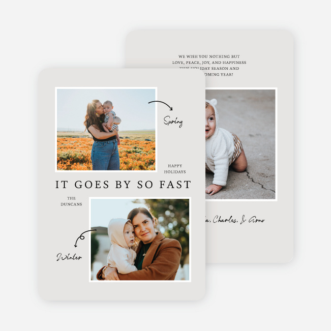 From Spring To Winter Holiday Cards and Invitations - Orange