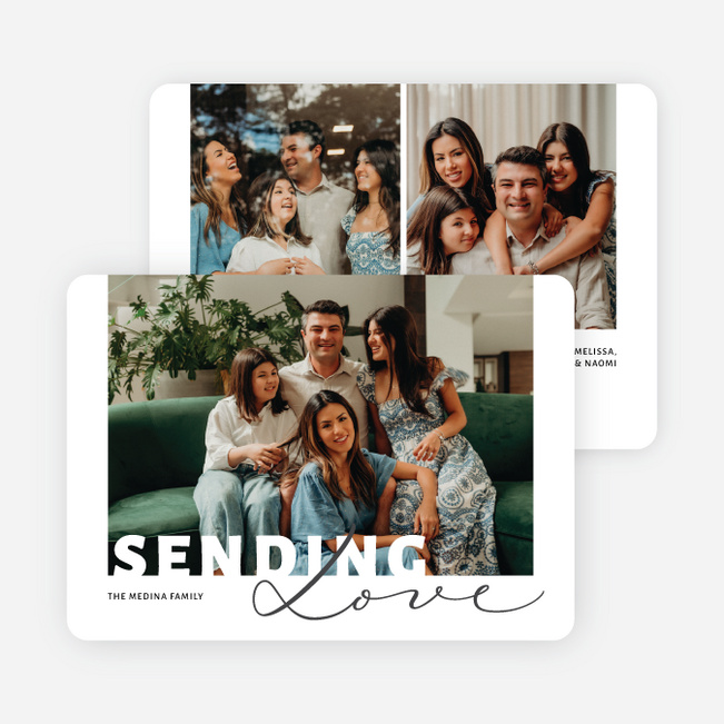 Heartfelt Harmony Valentine’s Day Cards - Gray