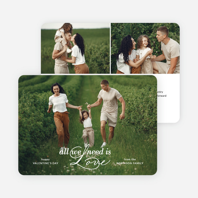 Loving Essentials Valentine’s Day Cards - White